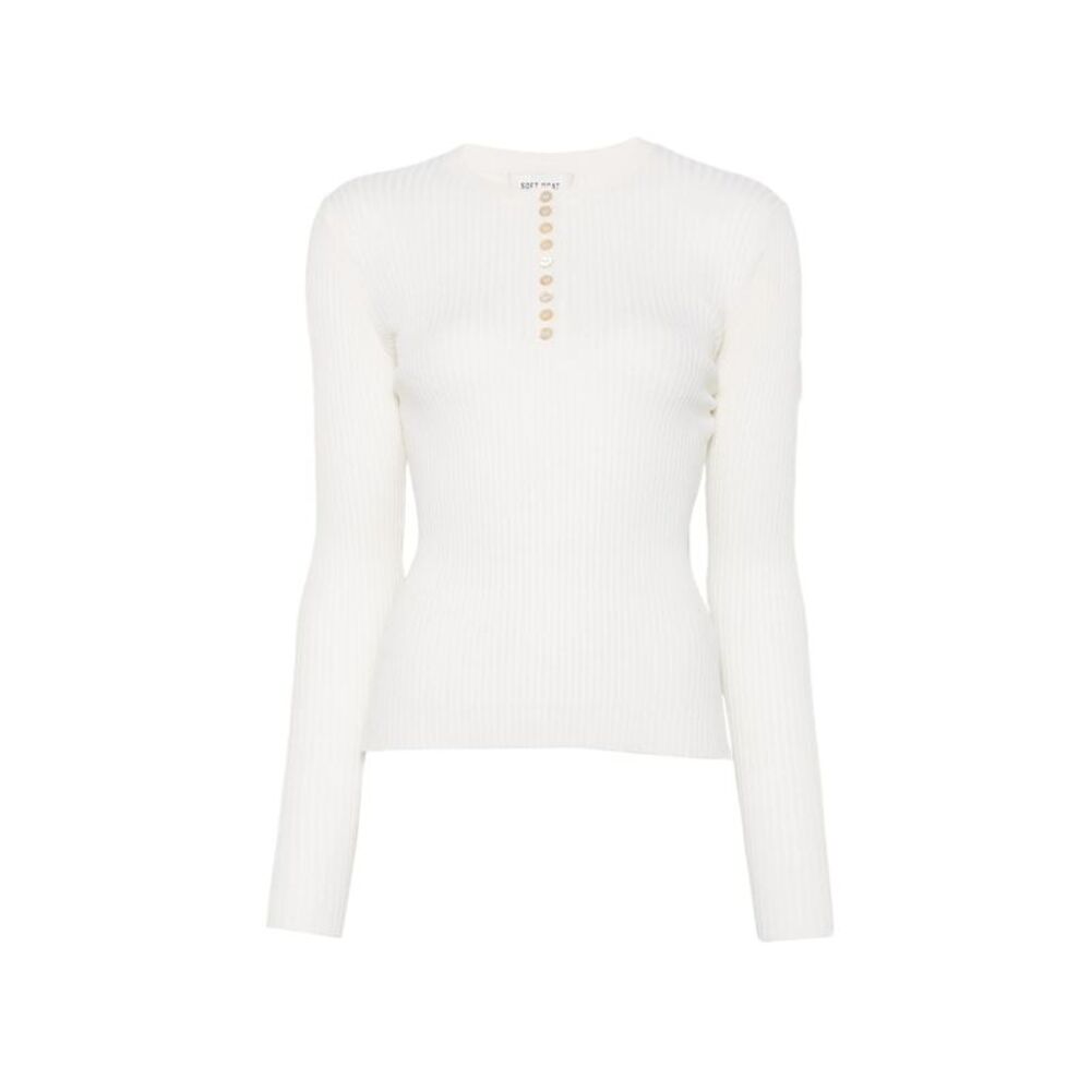 Soft Goat White Tops - Polo Tops Women